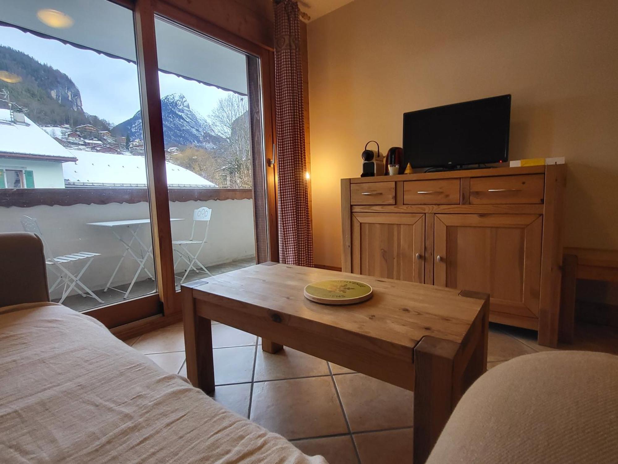 Ecrins A4, 1 Bedroom Apartment With Bunk Room, Central Samoëns Exterior foto